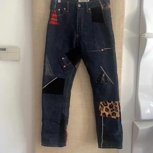 Junya Watanabe Denim - COPY - MLike new multi patchwork, salvage & cut-sewn